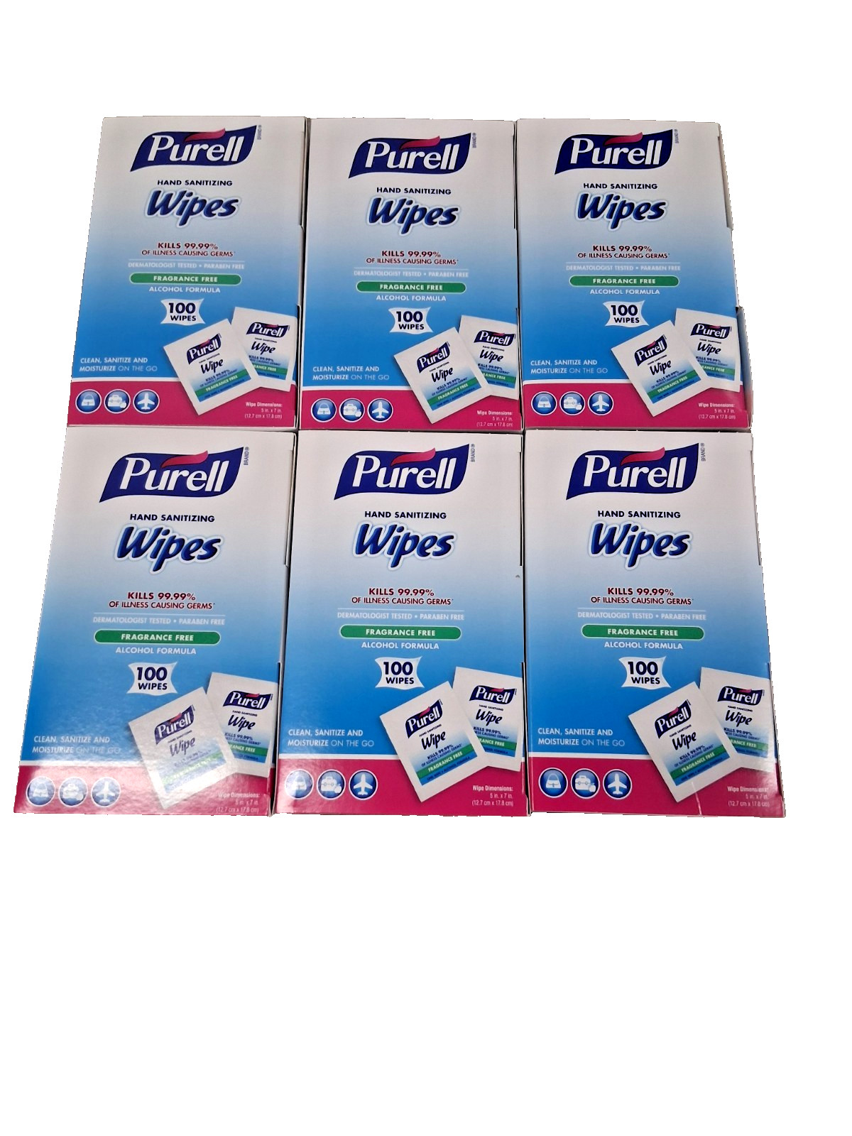 PURELL Individually Wrapped Hand Sanitizing Wipes 600 Count Bulk Travel