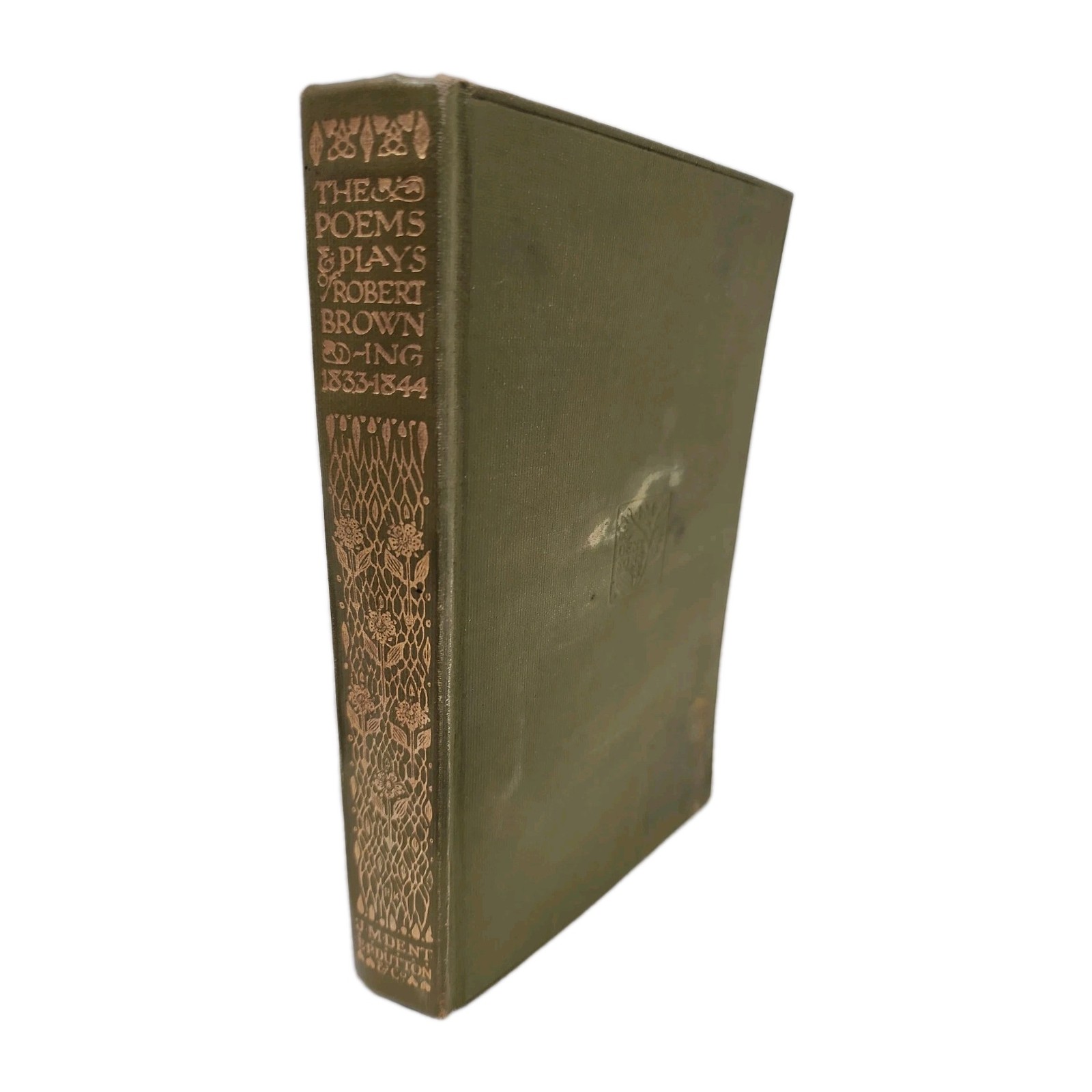 1906 Poems And Plays of Robert Browning | Antique Vintage Poetry Book 