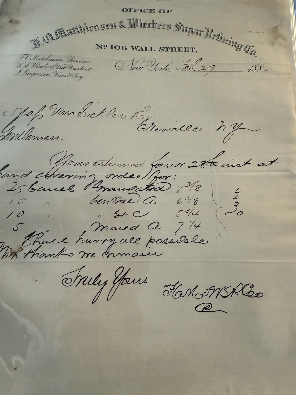 1880s Van Sickle Family Letterhead Archive 75+ Pages Ellenville NY Ephemera Lot