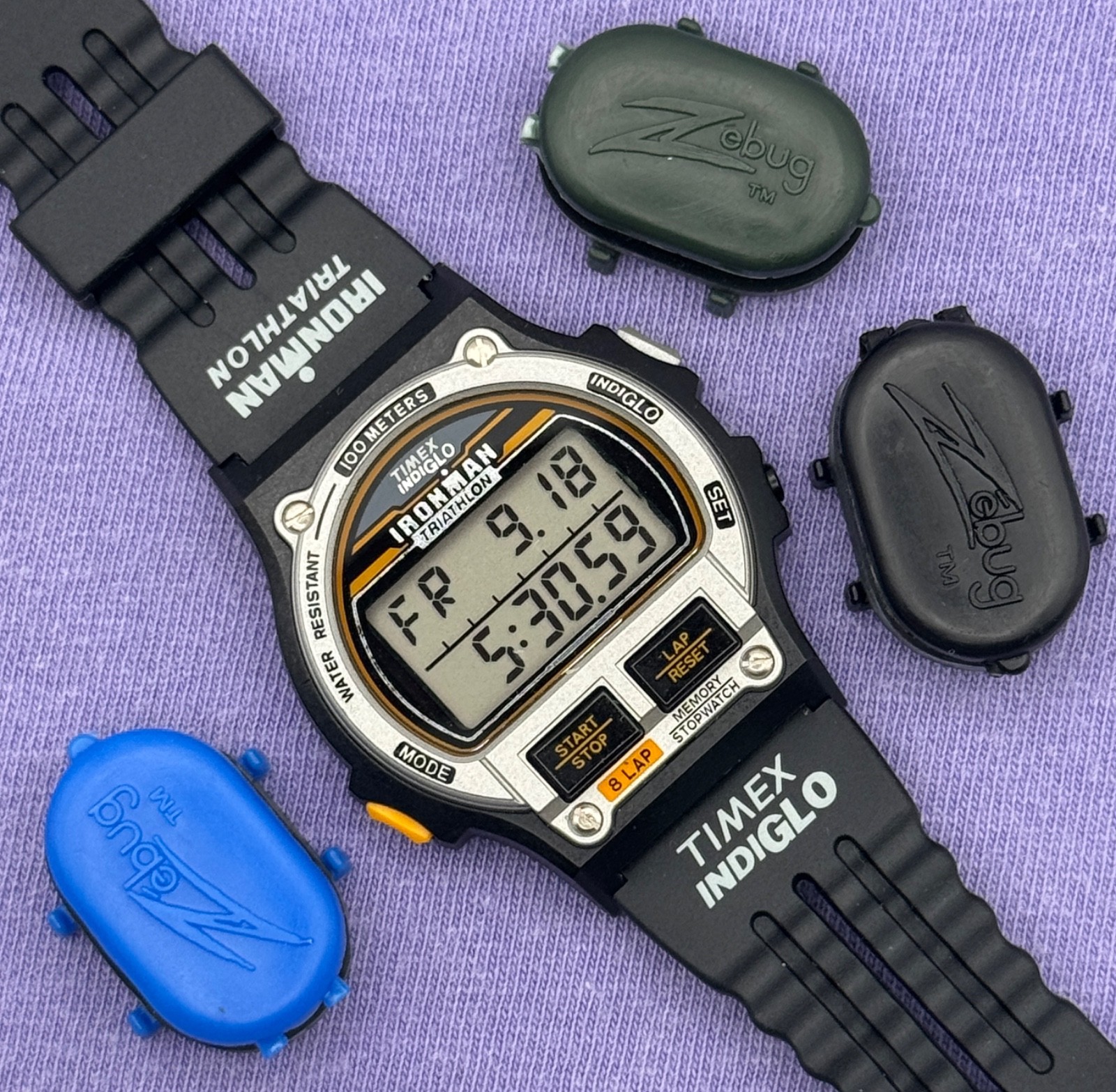 1993 Vintage Timex Ironman Triathlon Men\'s Digital Watch - GREAT - ORIGINAL - 1