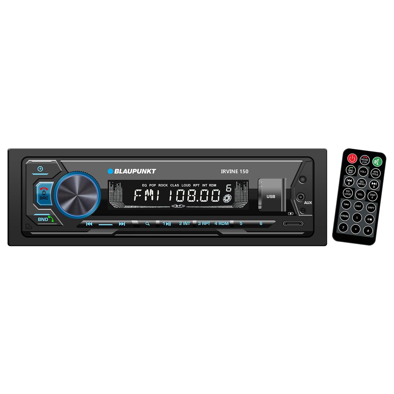 Blaupunkt Bluetooth AM/FM Mechless Car Receiver USB Input Detach Face Blaupunkt Bluetooth AM/FM Mechless Car Receiver USB Input Detach Face