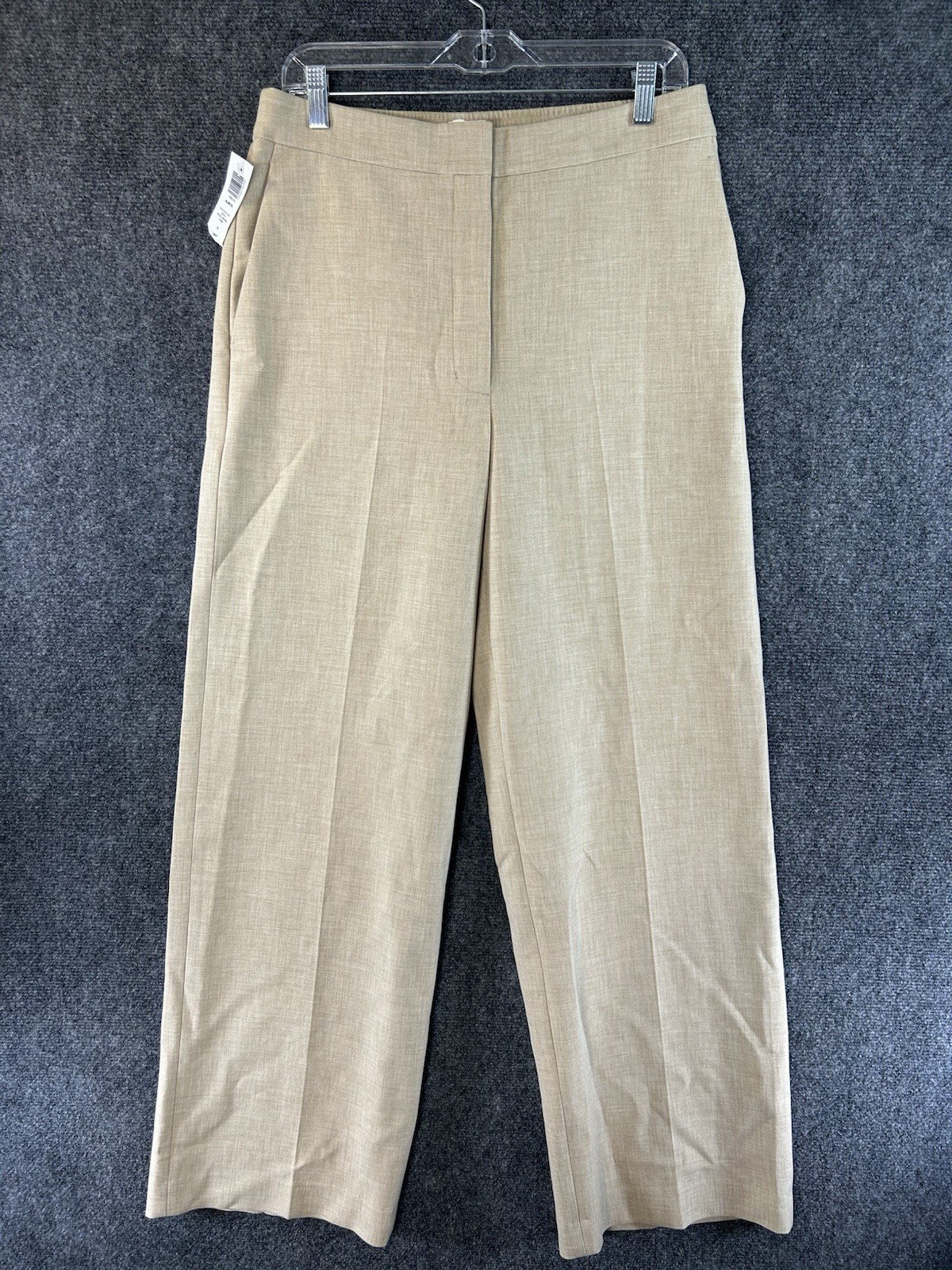 NWT Aritzia Wilfred Alanya Wide Leg Trousers Pants Sz 12 Heather Oat Beige $148