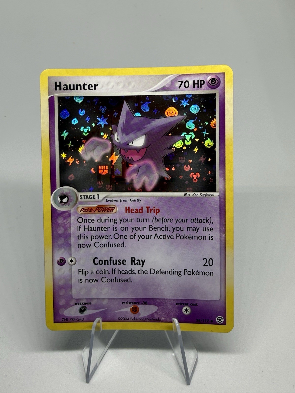 Nintendo Haunter 35/112 FireRed & LeafGreen Reverse Holo Rare 2004 English  NM