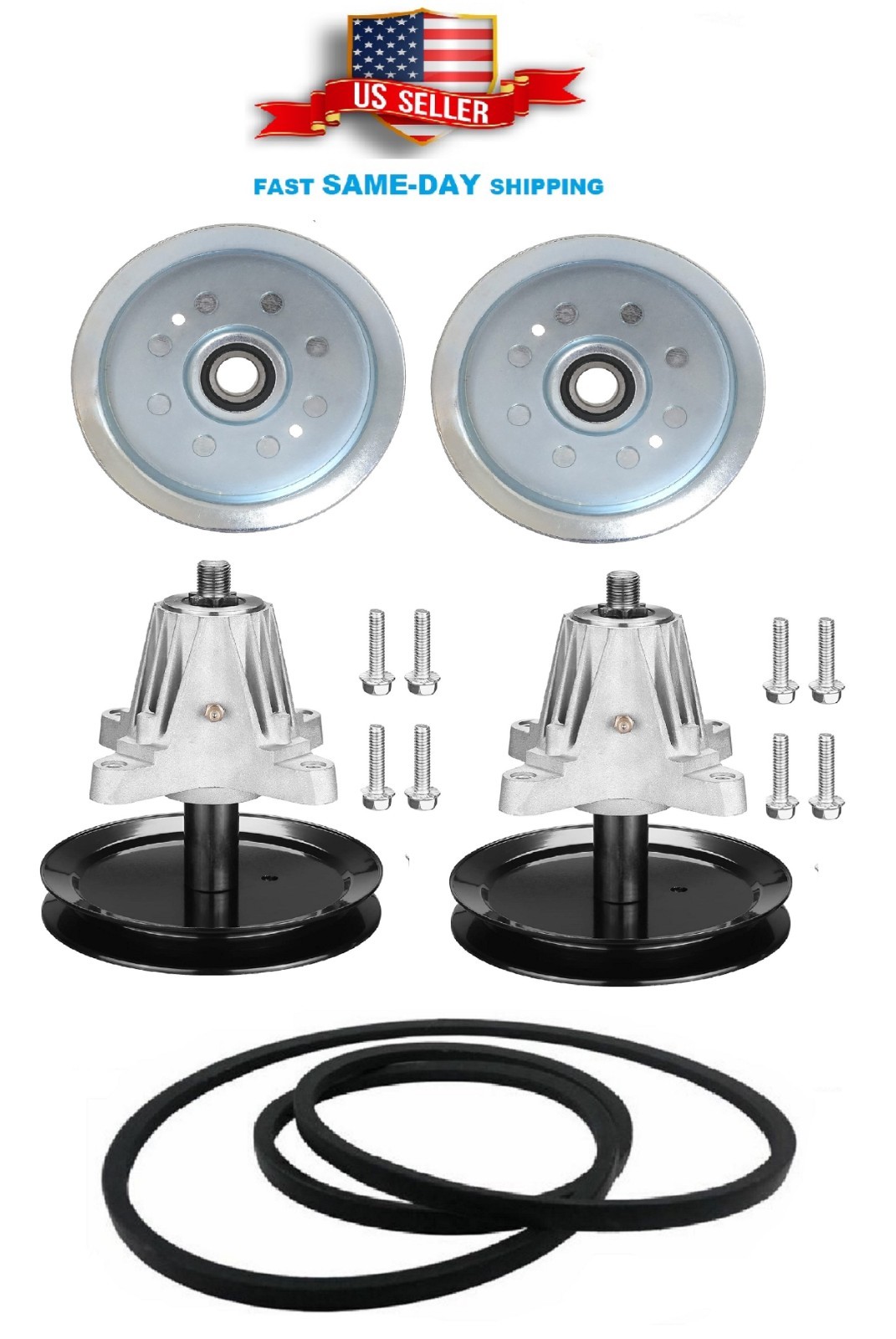 For MURRAY MT100 MT200 Spindle Pulley Belt Kit 42\ For MURRAY MT100 MT200 Spindle Pulley Belt Kit 42\