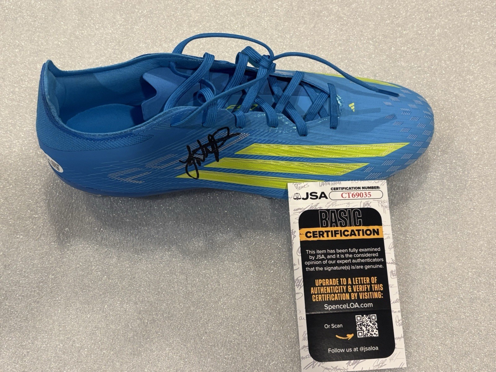 JSA COA TRINITY RODMAN Signed Autographed Adidas Cleat USA Soccer USWNT Spirit JSA COA TRINITY RODMAN Signed Autographed Adidas Cleat USA Soccer USWNT Spirit