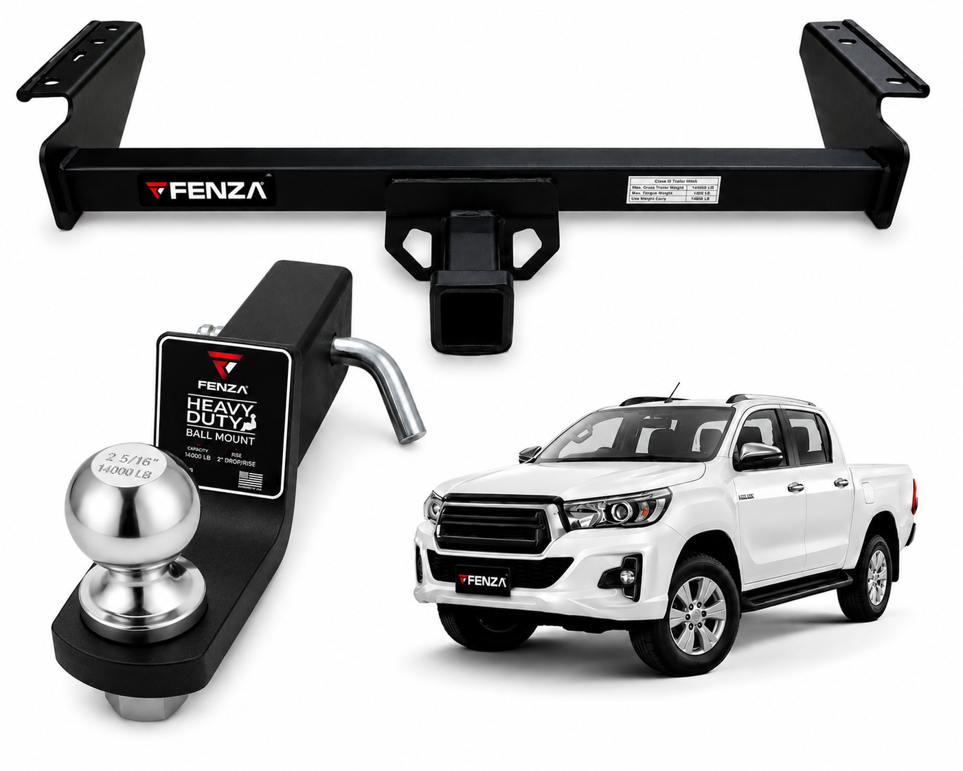 Fenza Class III Towing Hitch with 2