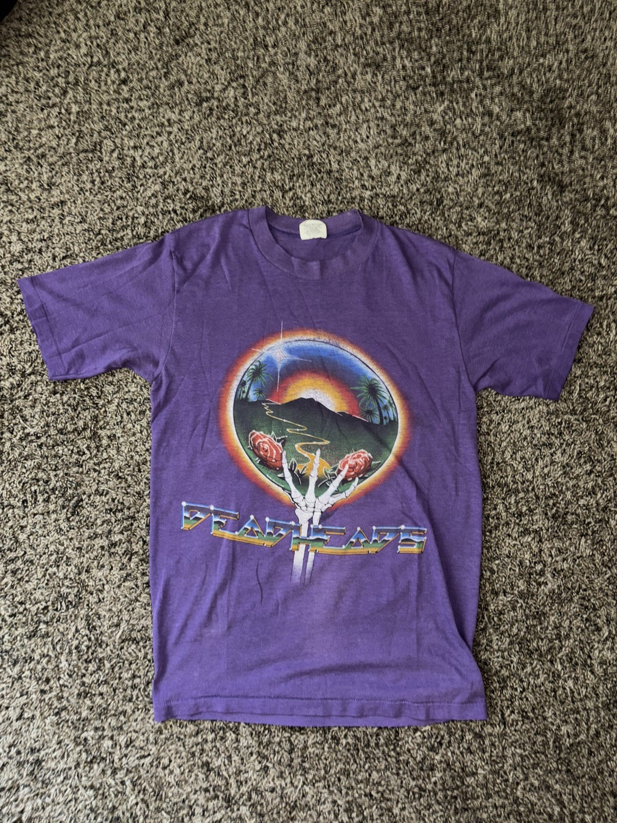 VTG 1983 Grateful Dead Summer Tour Shirt Size Medium Deadheads Weir Garcia