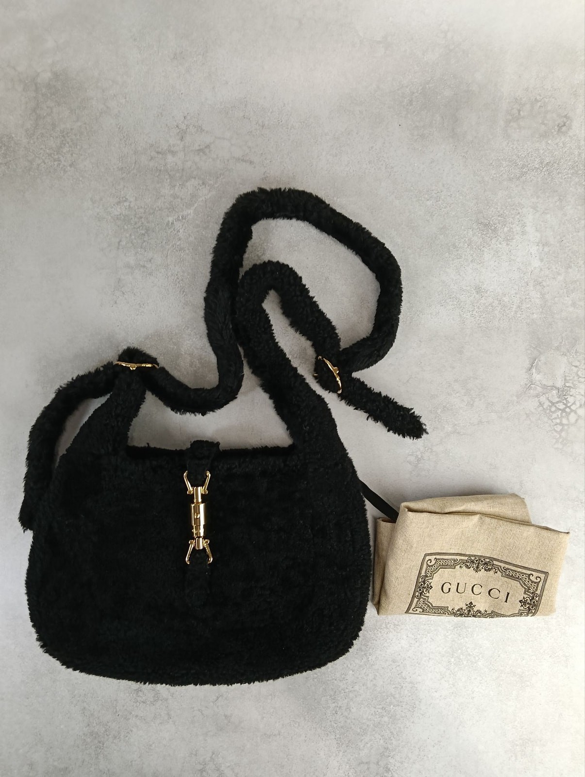 GUCCI Shoulder Bag black 2WAY bag AUTHENTIC