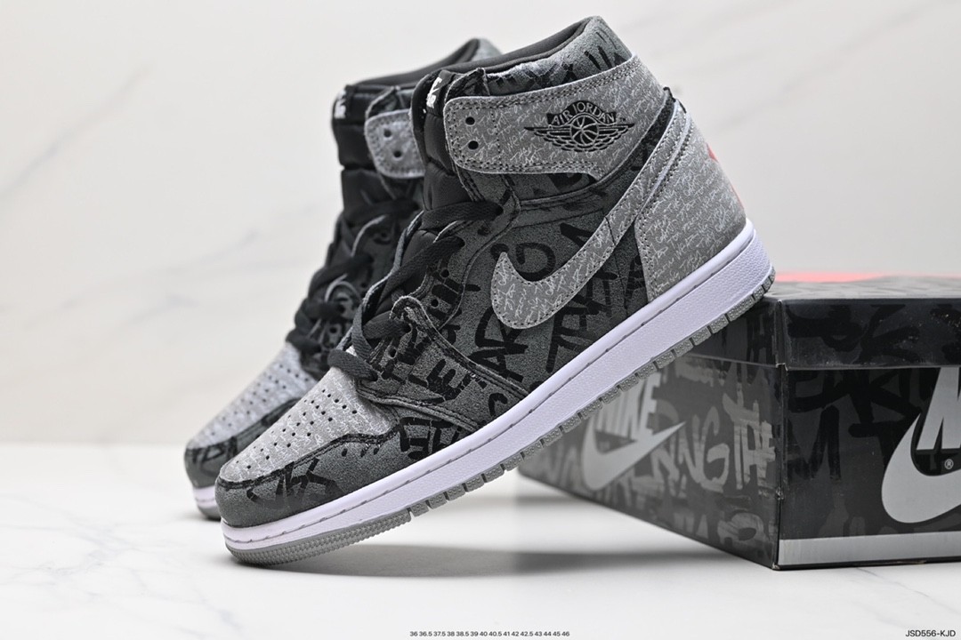 New Nk AJ1 High OG Rebellionaire Men's 555088-036