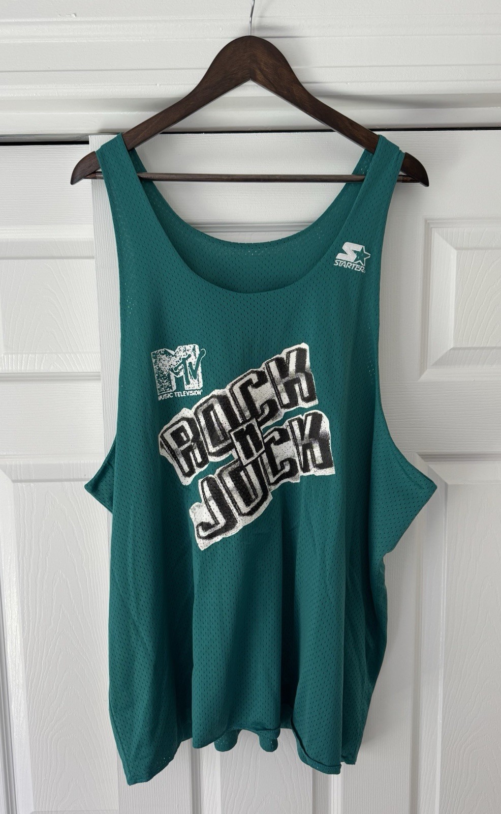 DEADSTOCK MTV Rock N’ Jock 1993 Starter Basketball Jersey XXL Made In USA DEADSTOCK MTV Rock N’ Jock 1993 Starter Basketball Jersey XXL Made In USA