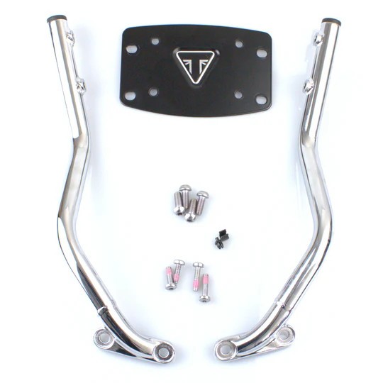 Original Vertical Chrome Backrest Kit A9759193 For Triumph Bonneville T100-T