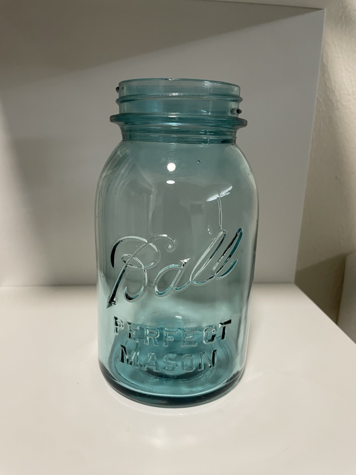 Rare 1923-1933 Antique Blue Aqua Ball Perfect Mason jar Rare 1923-1933 Antique Blue Aqua Ball Perfect Mason jar