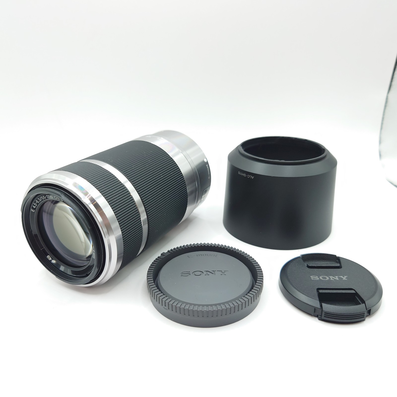 N.MINT Sony E 55-210mm f/4.5-6.3 OSS E-Mount Lens SEL55210 Silver From Japan