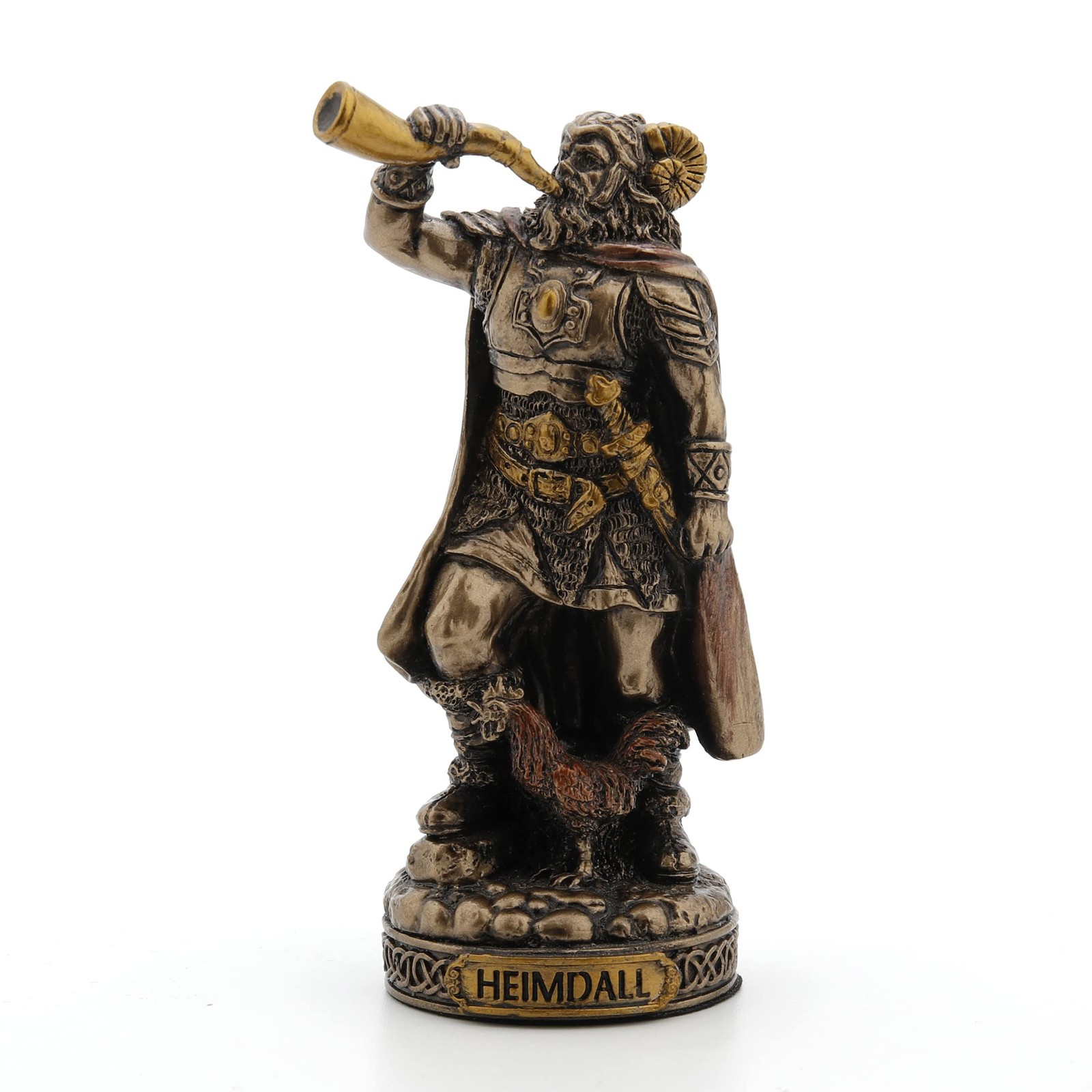 Veronese Design Norse Gods Miniature Figurine (Heimdall, Bronze)