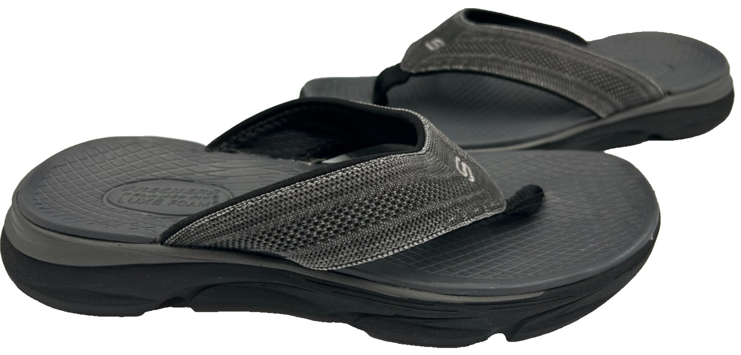 Skechers Men\'s Relaxed Fit Delmont SD Slip On Comfort Sandals Black Size:9 147T