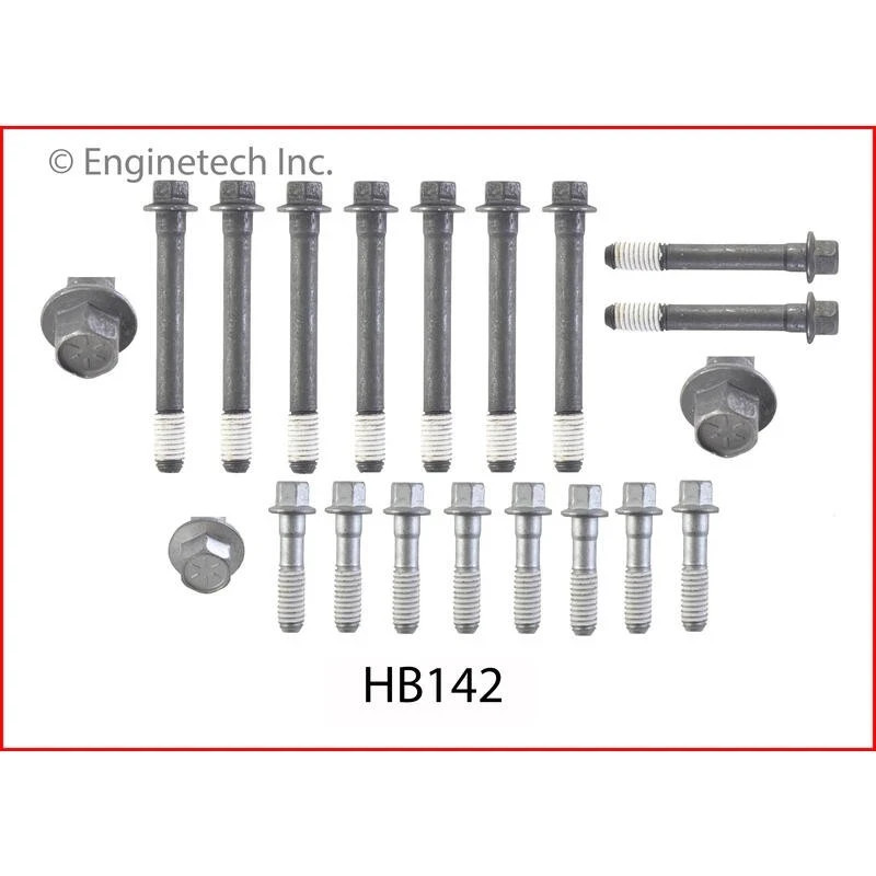 Enginetech HB142 | Head Bolt Set for select 55-02 GM 262/265/283/302/307/327/350