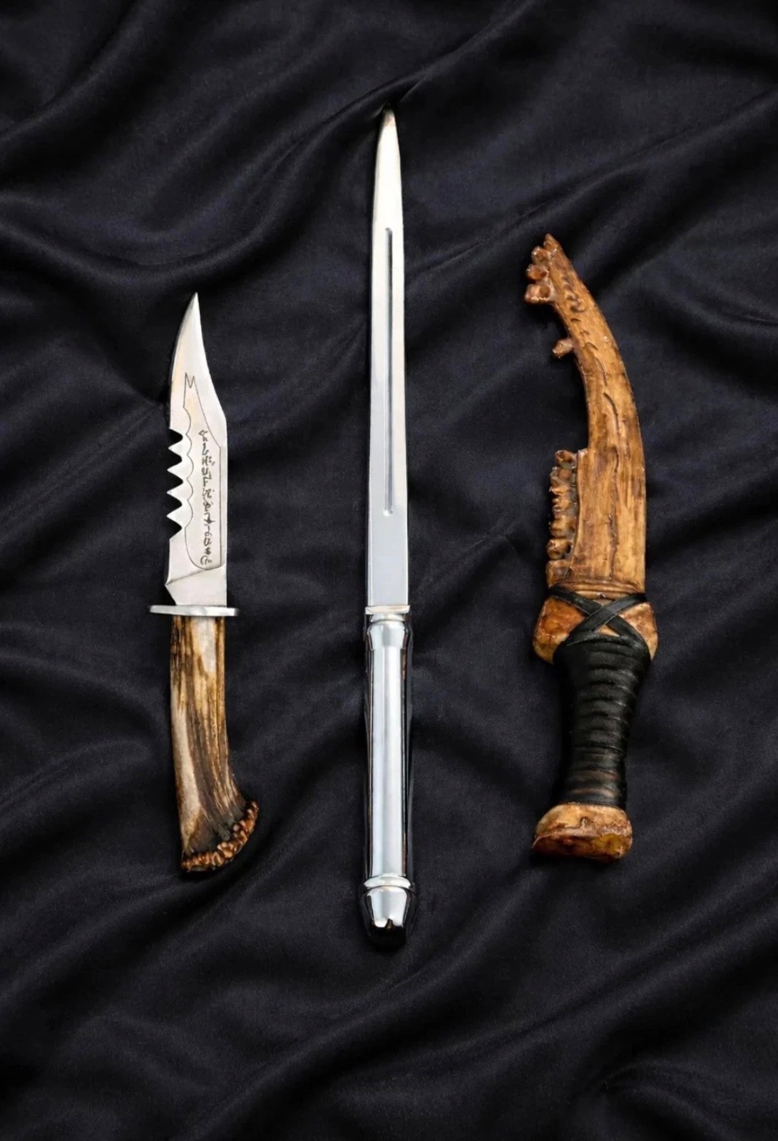 Supernatural Prop Knife Set 3pcs Angel Blade First Blade Demon Killing Replica