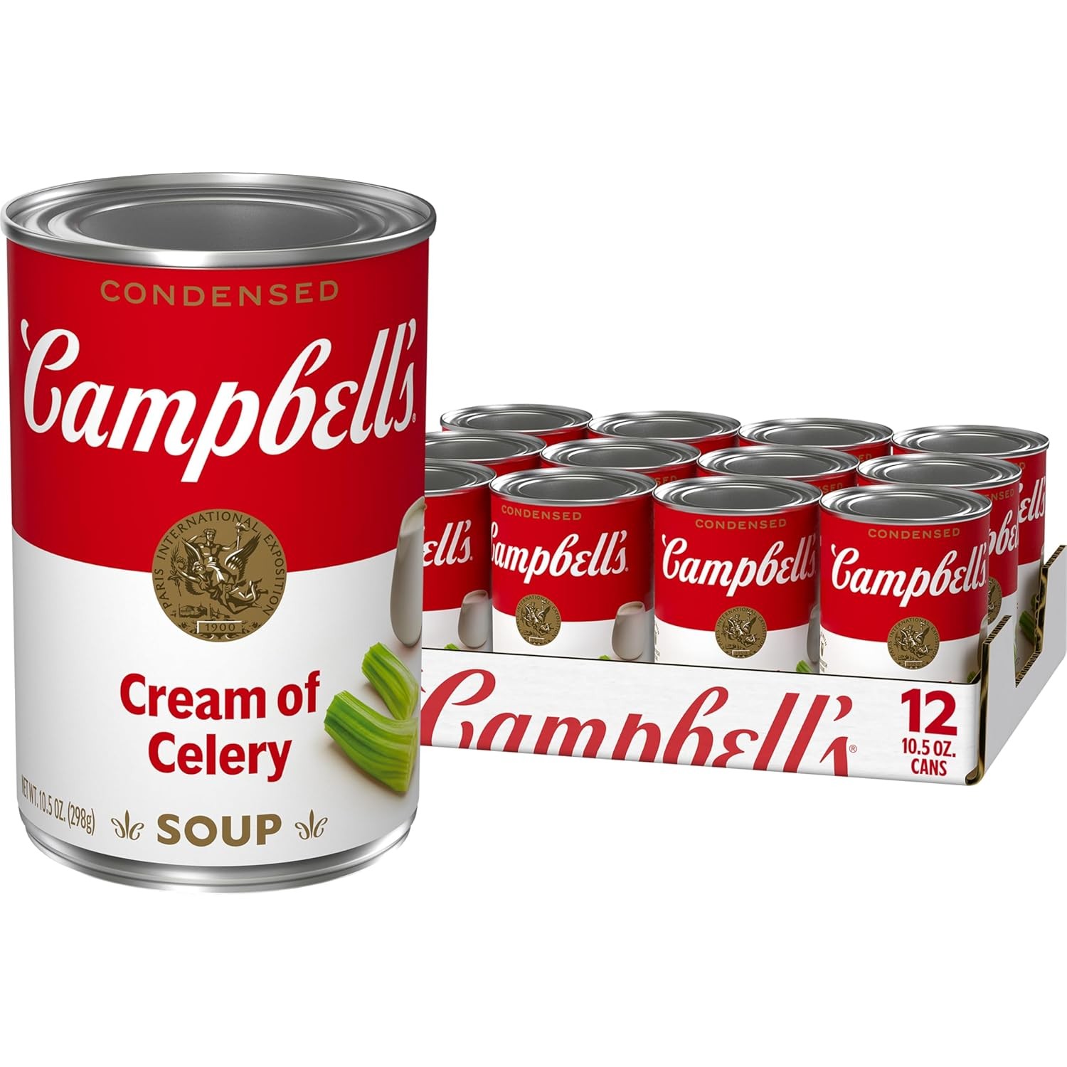 Campbell's Condensed Cream of Celery Soup, 10.5 oz Fl Oz (Pack 12) Campbell's Condensed Cream of Celery Soup, 10.5 oz Fl Oz (Pack 12)