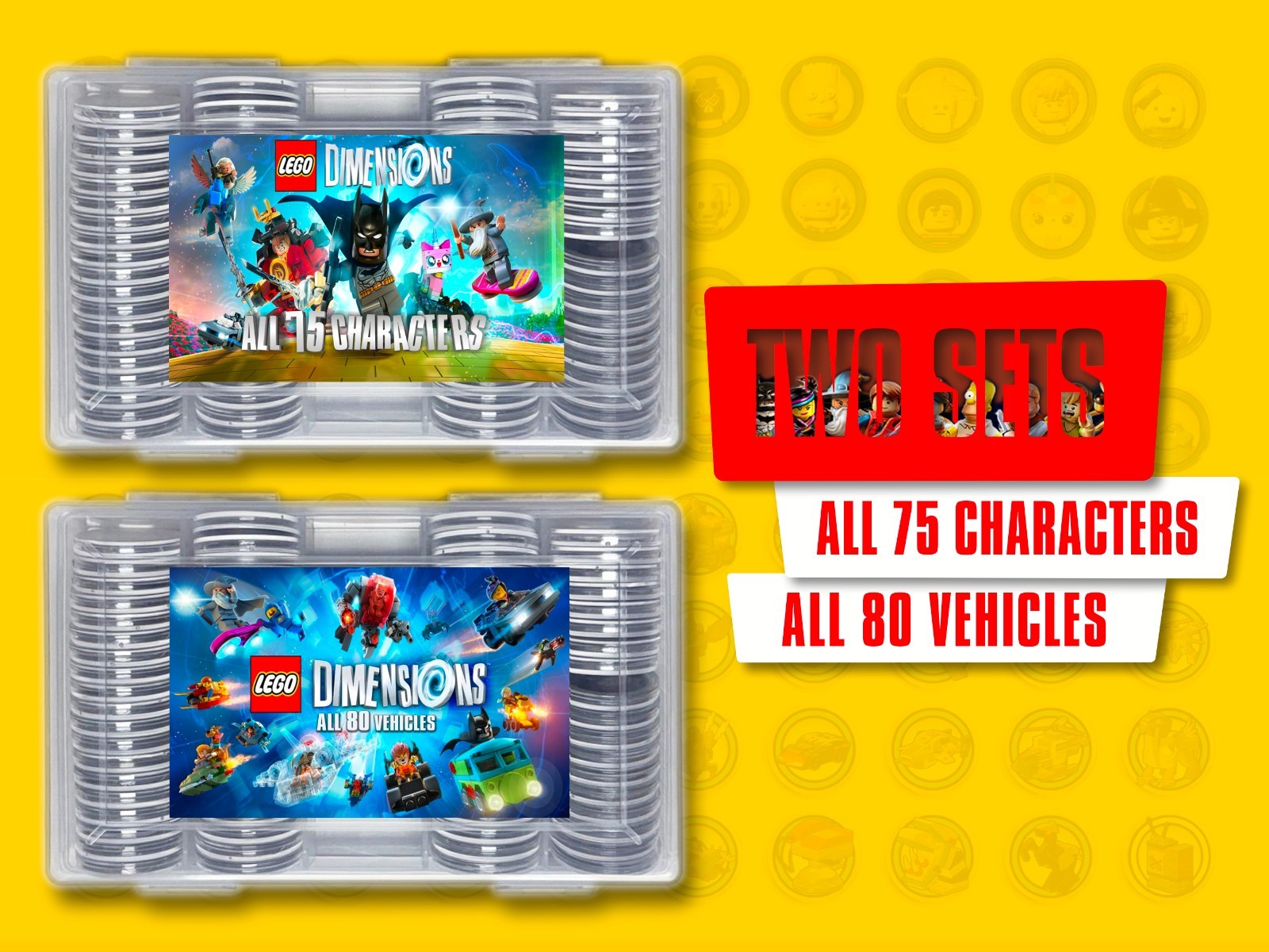 LEGO Dimensions | Two Sets [ 2 Boxes ] NFC Tags