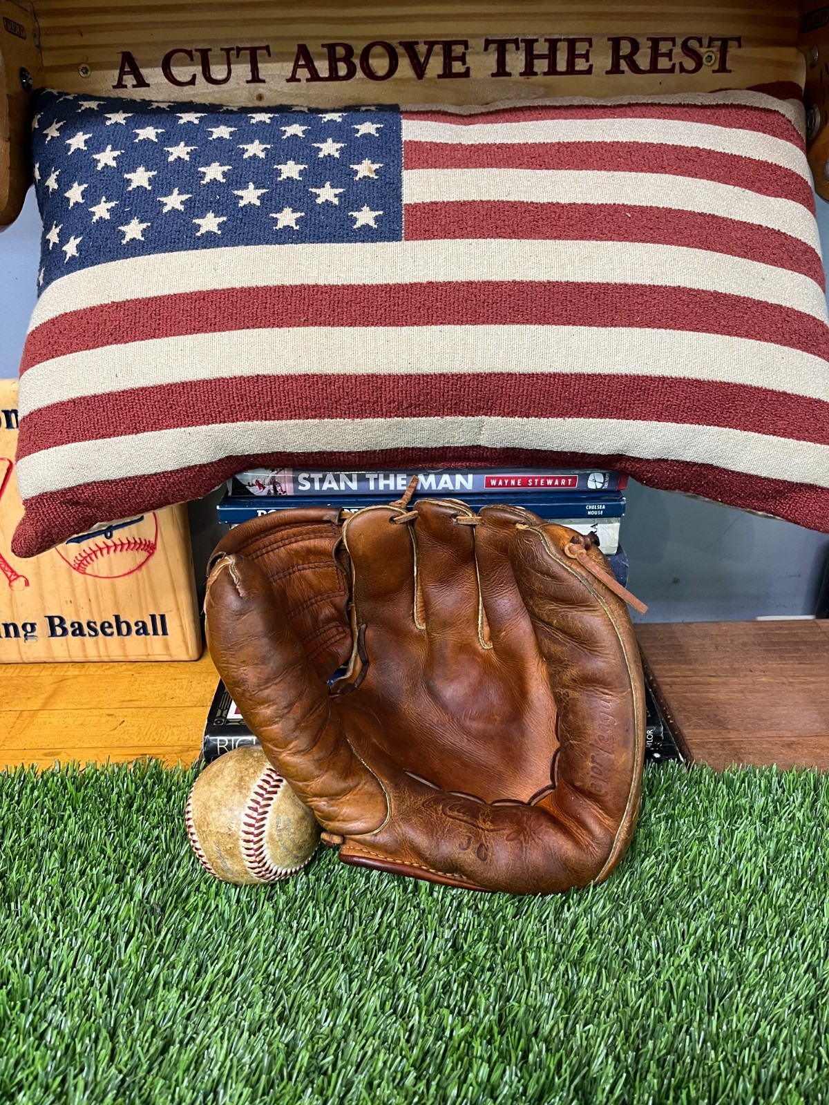 Vintage Rawlings Johnny Groth JG Detroit Tiger Made in USA Vintage Rawlings Johnny Groth JG Detroit Tiger Made in USA