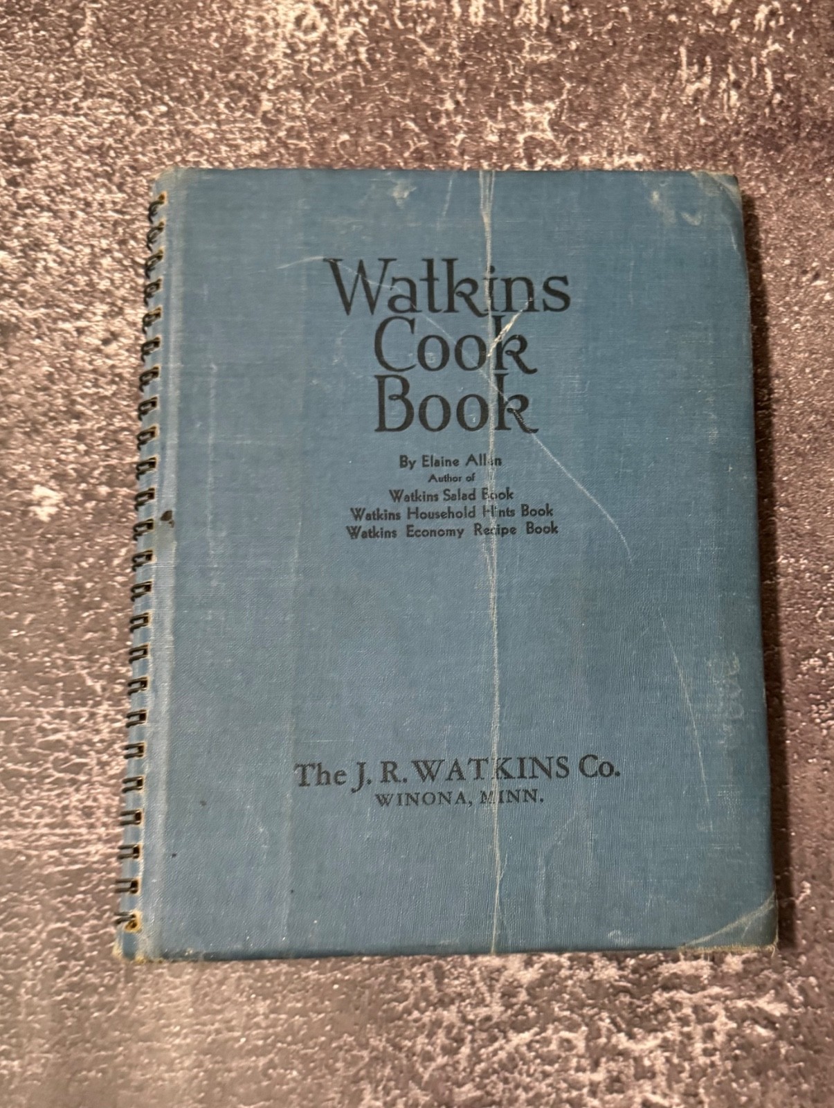 Vintage Watkins 1945 Cookbook, Winona, Minn. - 6th Edition - The J.R. Watkins Co