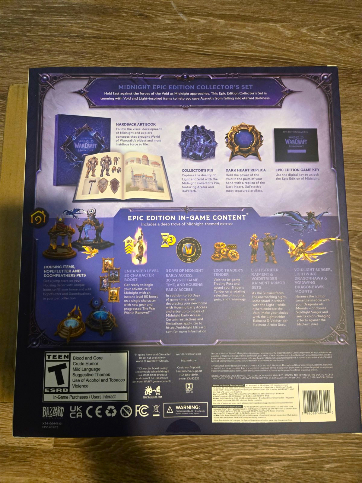 Blizzard World of Warcraft: Midnight Epic Edition Collector\'s Set Xal\'atath
