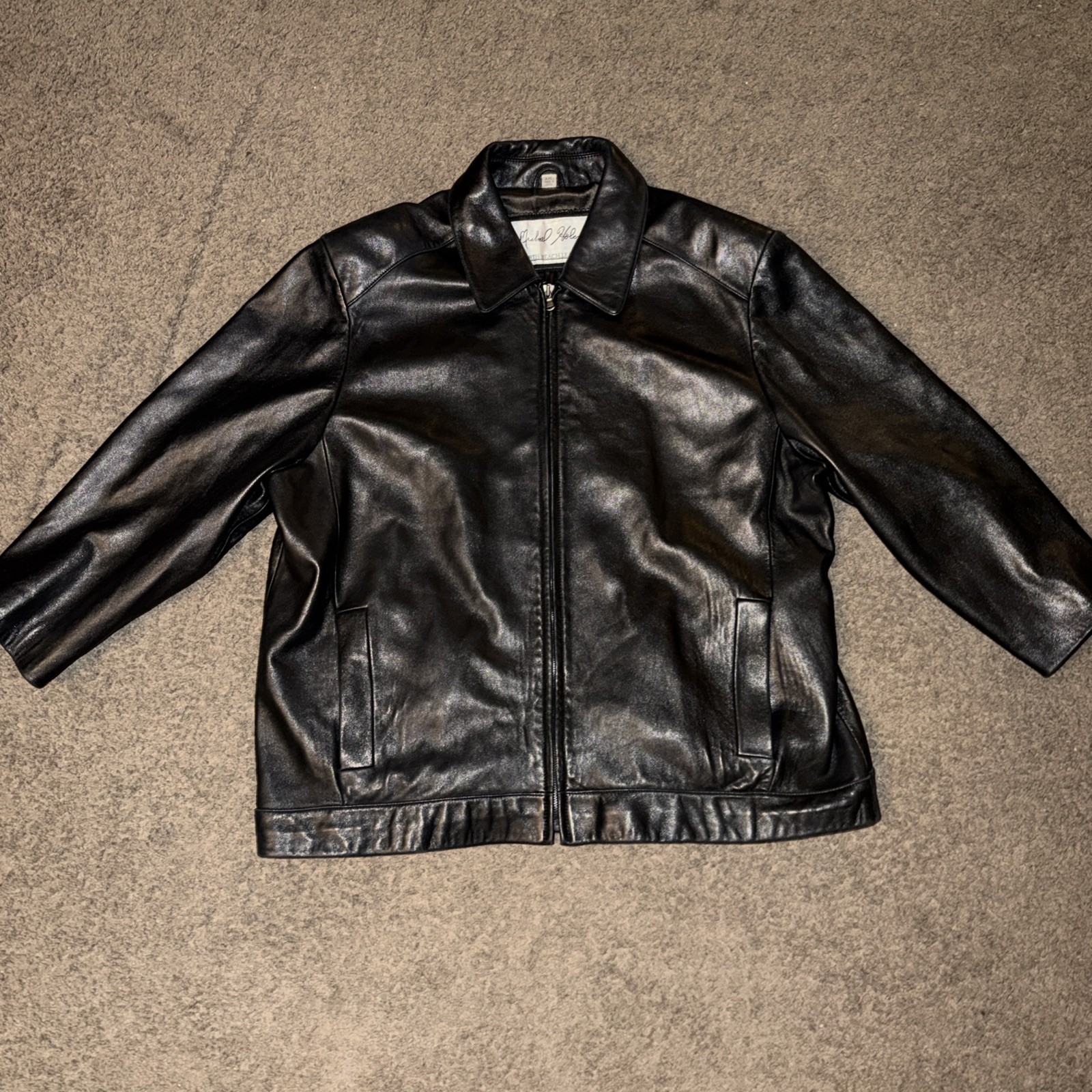 michael hoban north beach xl Leather Jacket Black michael hoban north beach xl Leather Jacket Black