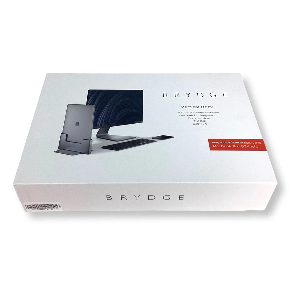 New Sealed Brydge BRY13MBP Laptop Vertical Dock Stand for Apple Macbook Pro 13 New Sealed Brydge BRY13MBP Laptop Vertical Dock Stand for Apple Macbook Pro 13