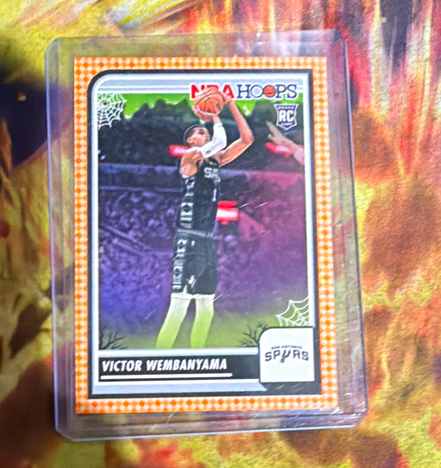 Panini 2023-24 Haunted Hoops Victor Wembanyama Spurs #108 RC Base Cs