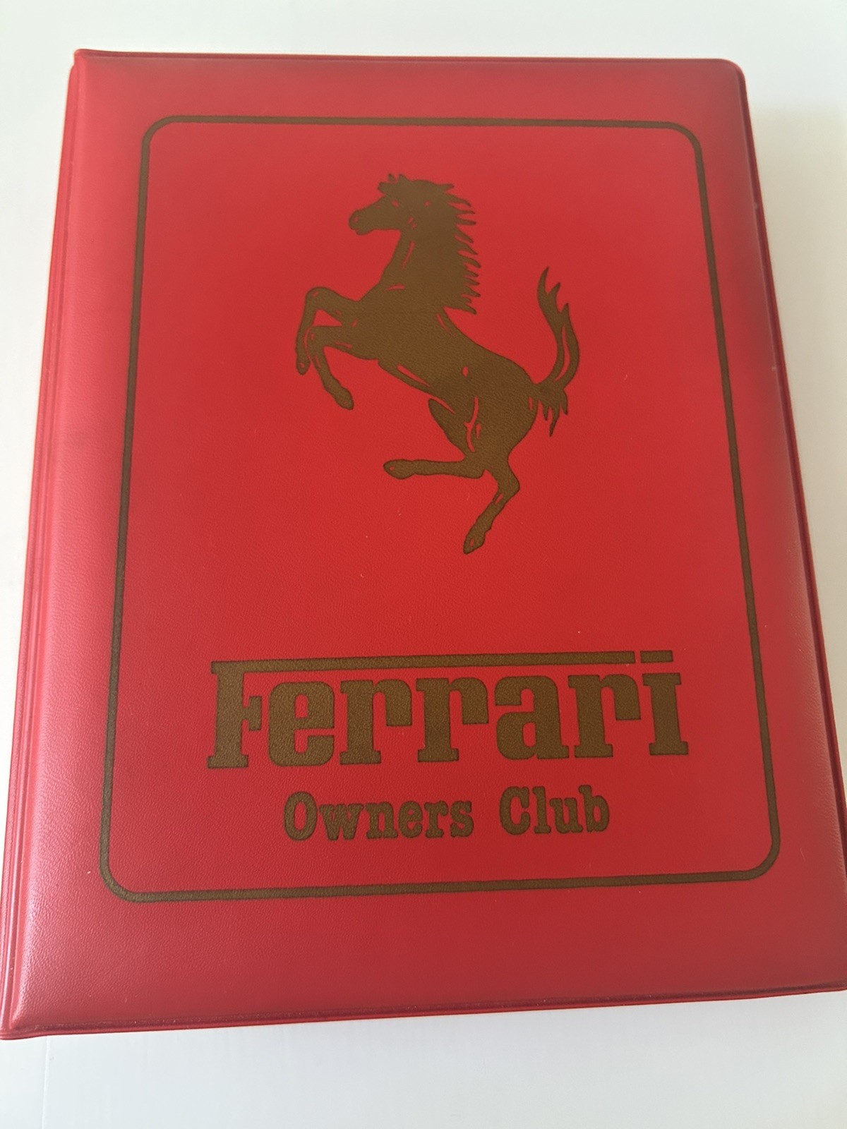 1977 Ferrari Owners Club Membership Directory Hardcover Binder & Complete 1977 Ferrari Owners Club Membership Directory Hardcover Binder & Complete