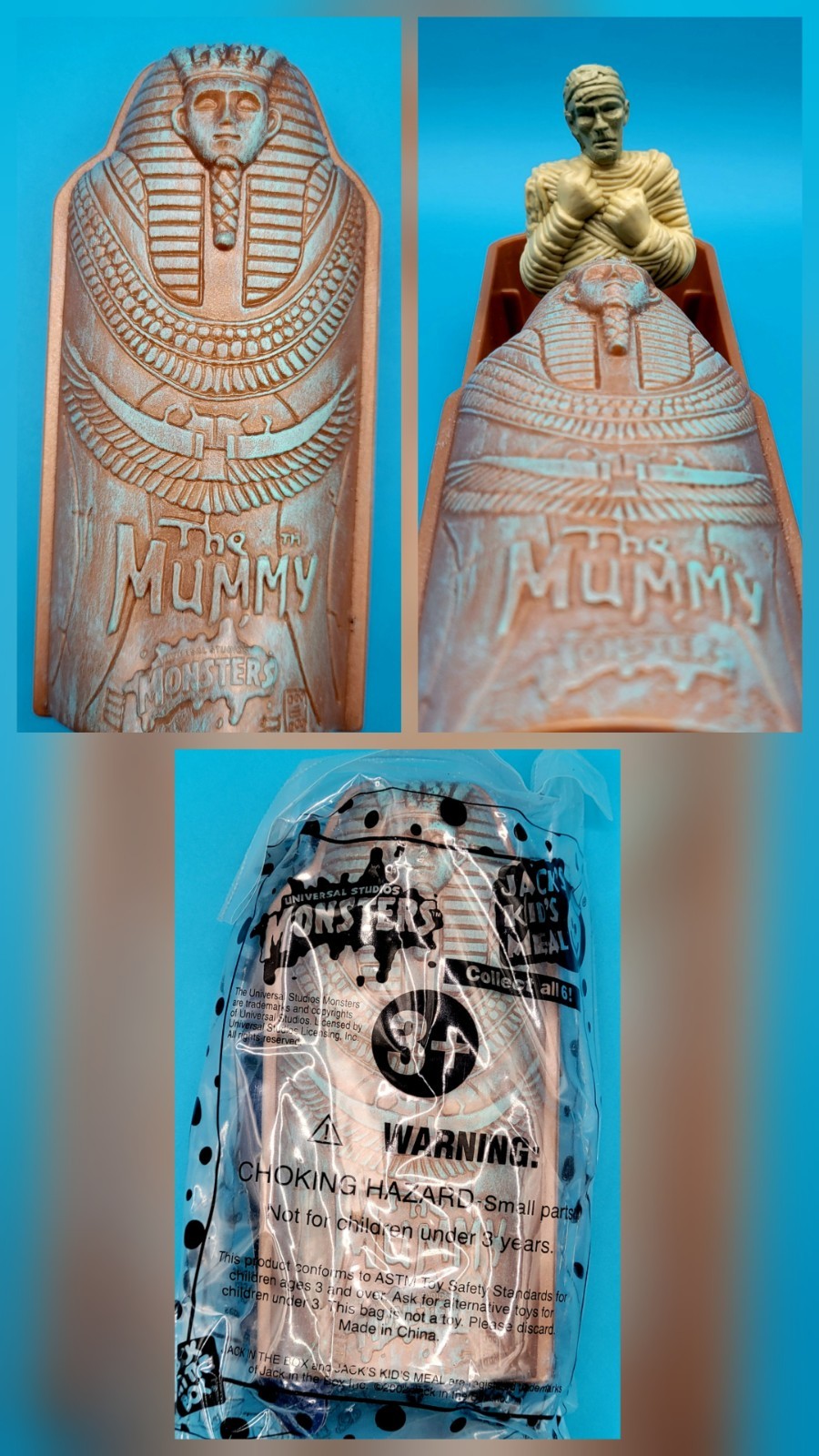Sealed New Jack in the Box Universal Studios Monsters, The Mummy, 2002 Halloween