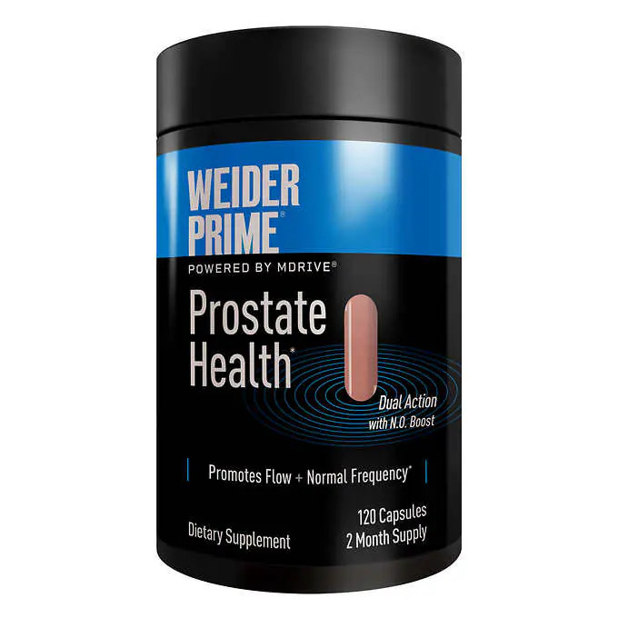 Weider Prime Prostate Health, 120 Veggie Capsules Exp: 01/2027 - 