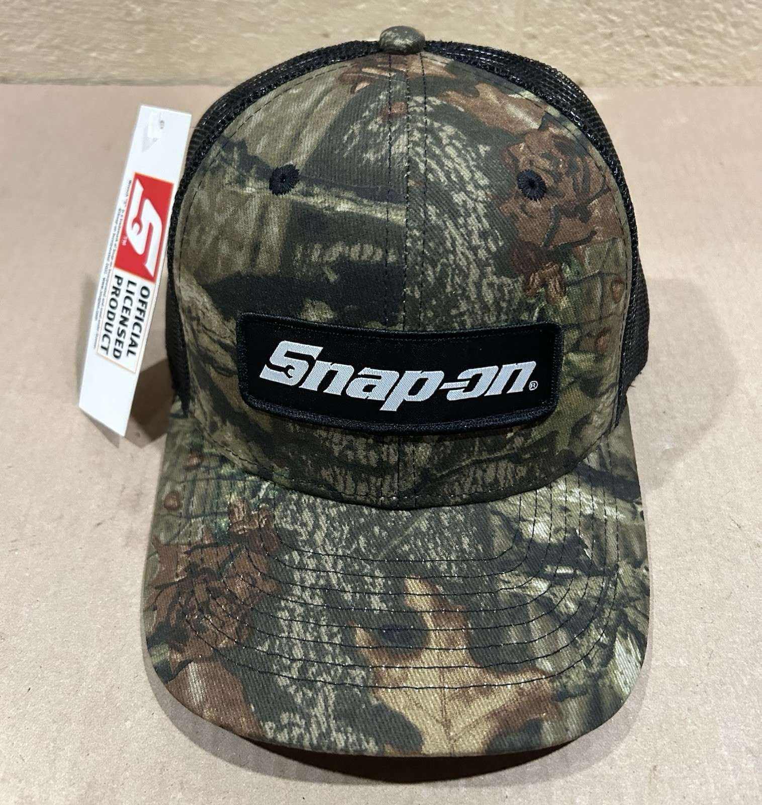 NOS. Snap-on Tools Hat Camo Adjustable Snapback Cap - One size fits all NOS. Snap-on Tools Hat Camo Adjustable Snapback Cap - One size fits all