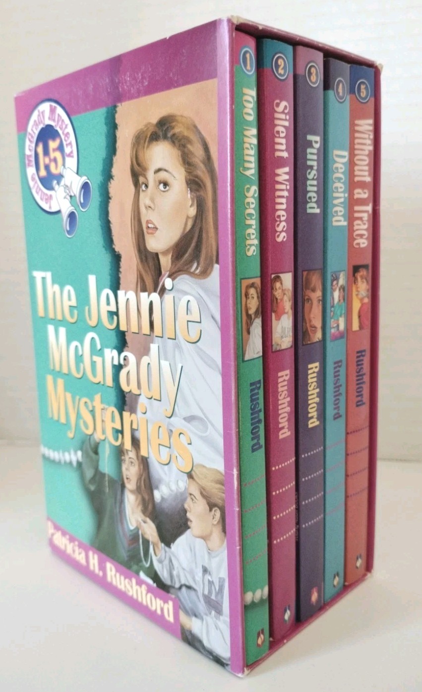 Jennie McGrady Mystery vintage 1-5 box set by Patricia H. Rushford, paperback,YA Jennie McGrady Mystery vintage 1-5 box set by Patricia H. Rushford, paperback,YA