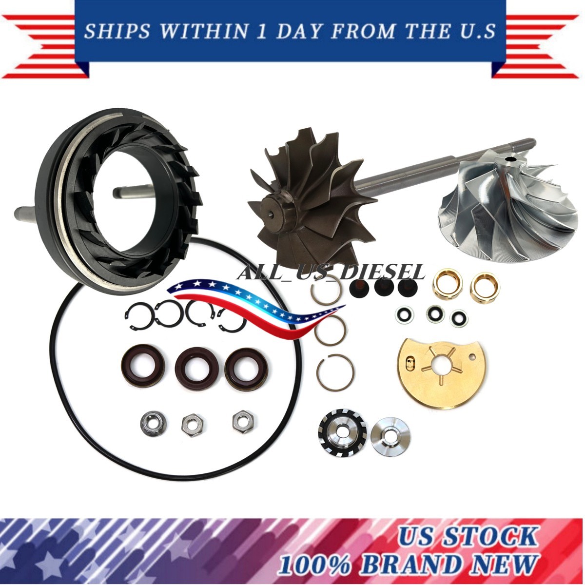 Turbocharger Repair Rebuild Kits for Cummins ISX QSX HE451VE HE400VG 2882111