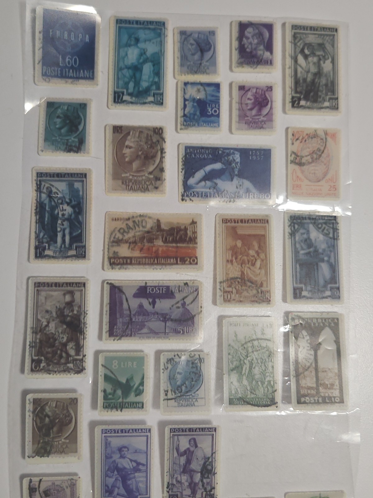 vintage Italian postage stamps (Poste Italiane) from the mid-20th century,... vintage Italian postage stamps (Poste Italiane) from the mid-20th century,...