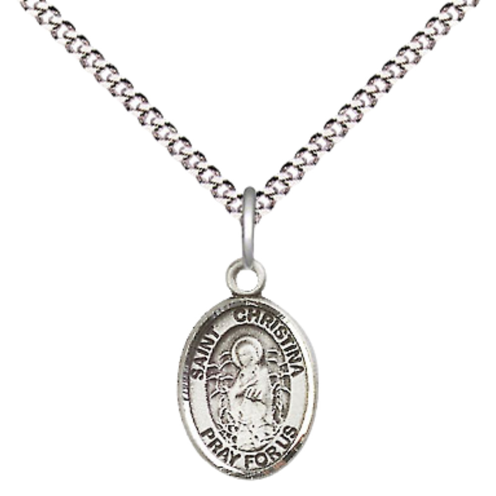 Small Pewter Saint Christina the Astonishing Medal 18\