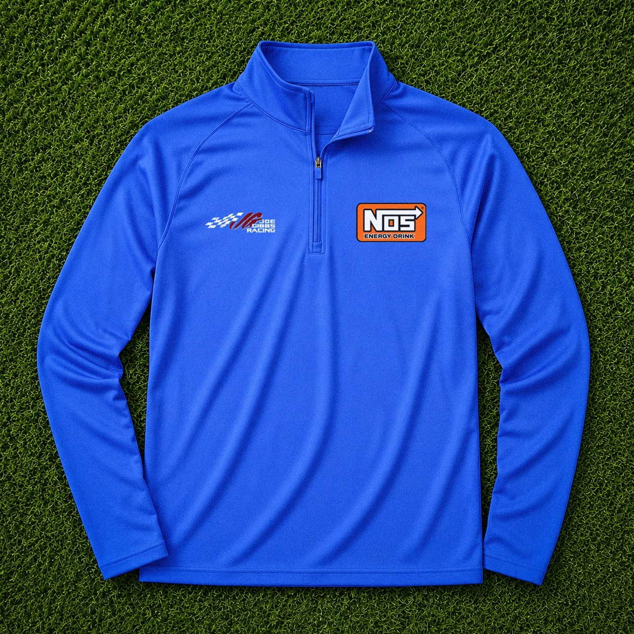 Kyle Busch Joe Gibbs Racing NOS Energy Drink Quarterzip (Medium)