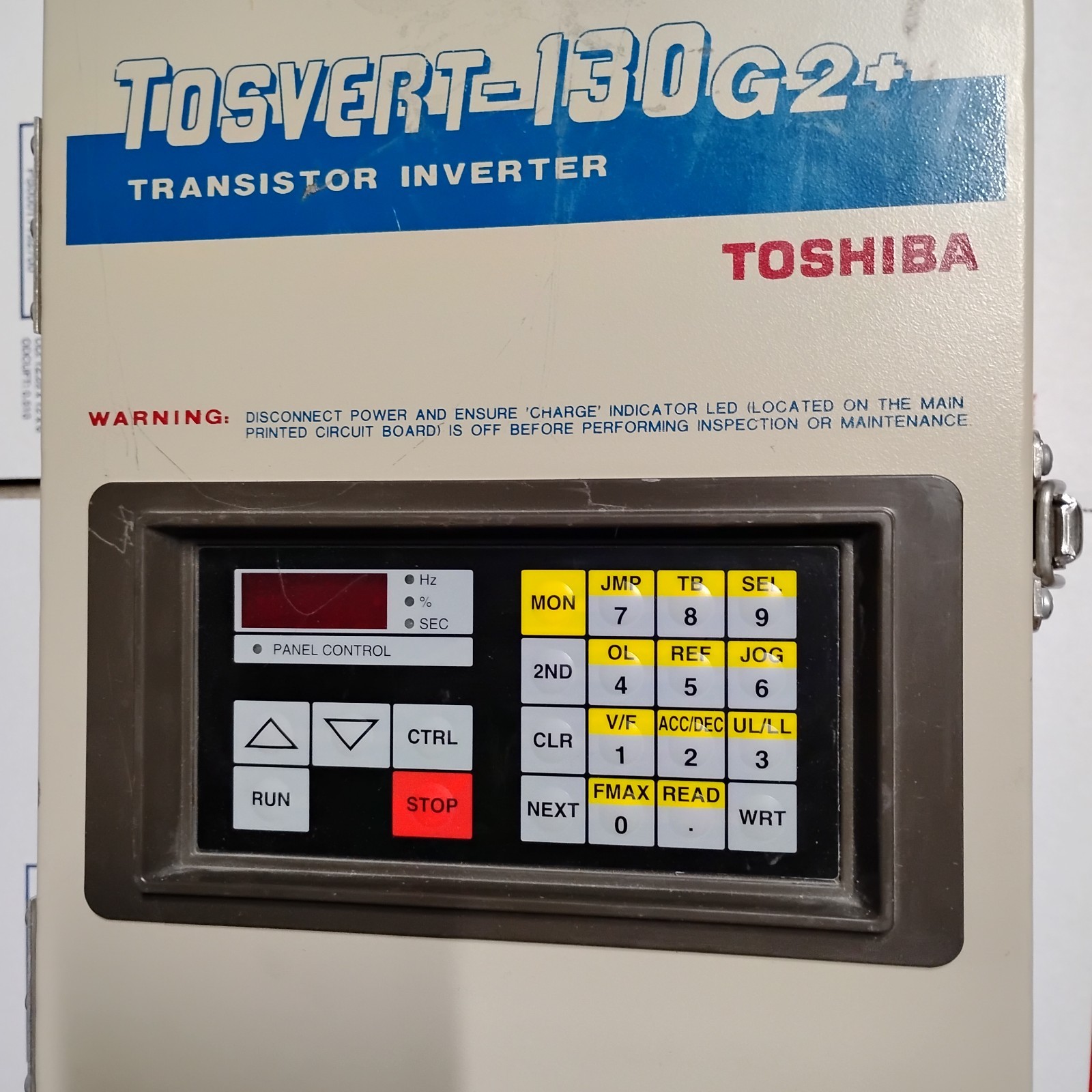 Toshiba Tosvert-130 G2+ VT130G2+ Inverter Drive – Model 4080 400-460V
