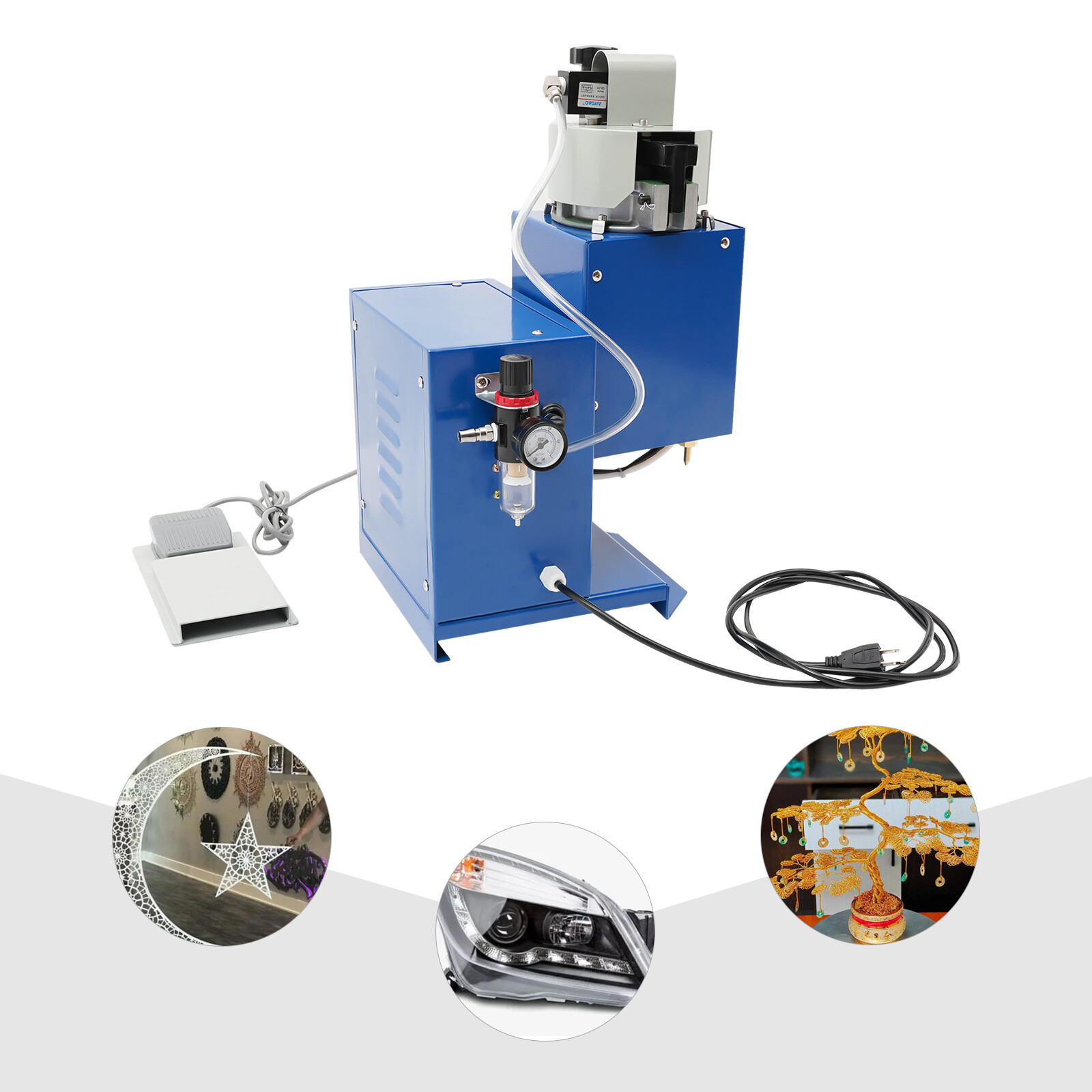 Adhesive Dispenser Hot Melt Glue Dispensers 0-300??C Gluing Machine 110V