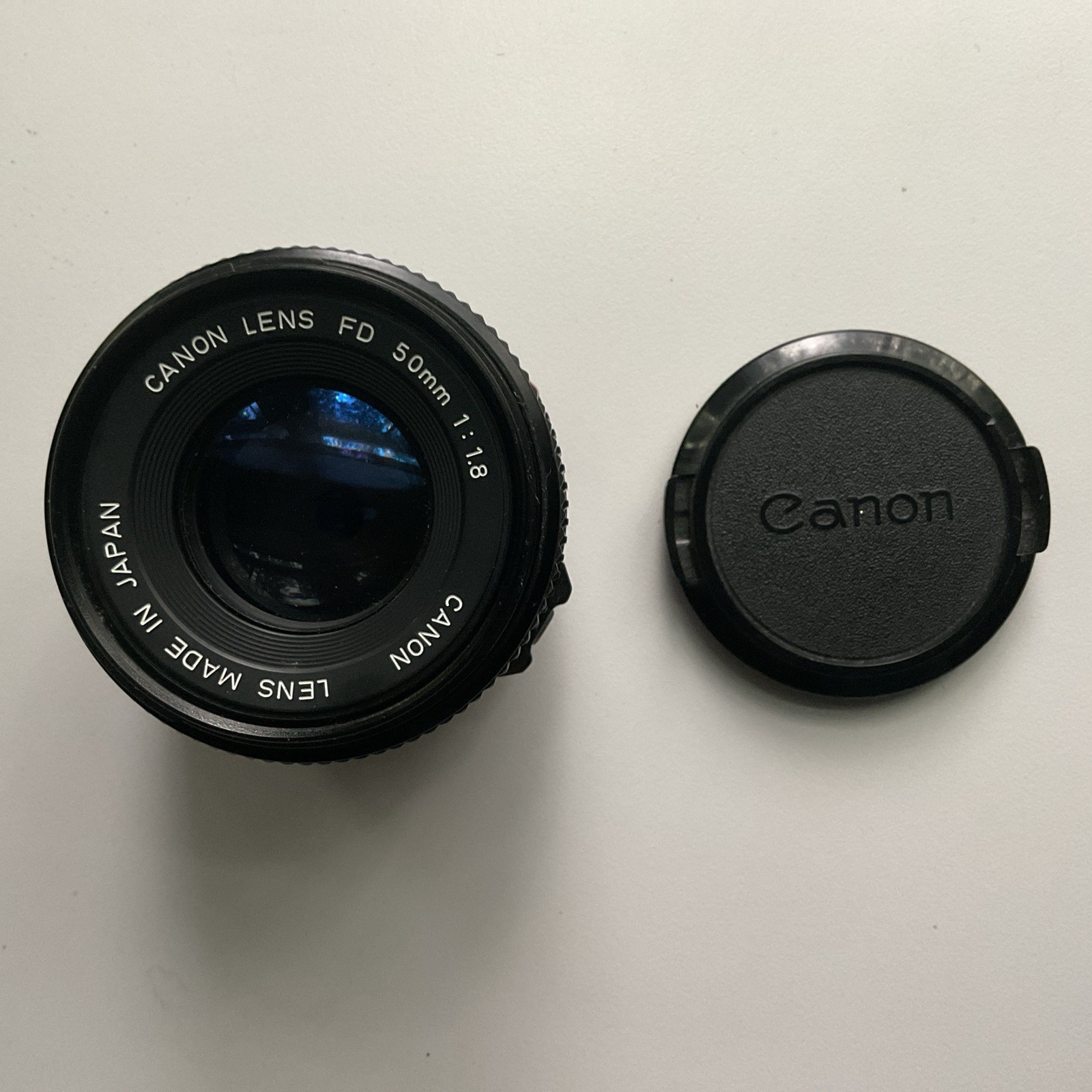 Vintage Canon Lens FD 50mm 1:1.8 Made In Japan Vintage Canon Lens FD 50mm 1:1.8 Made In Japan