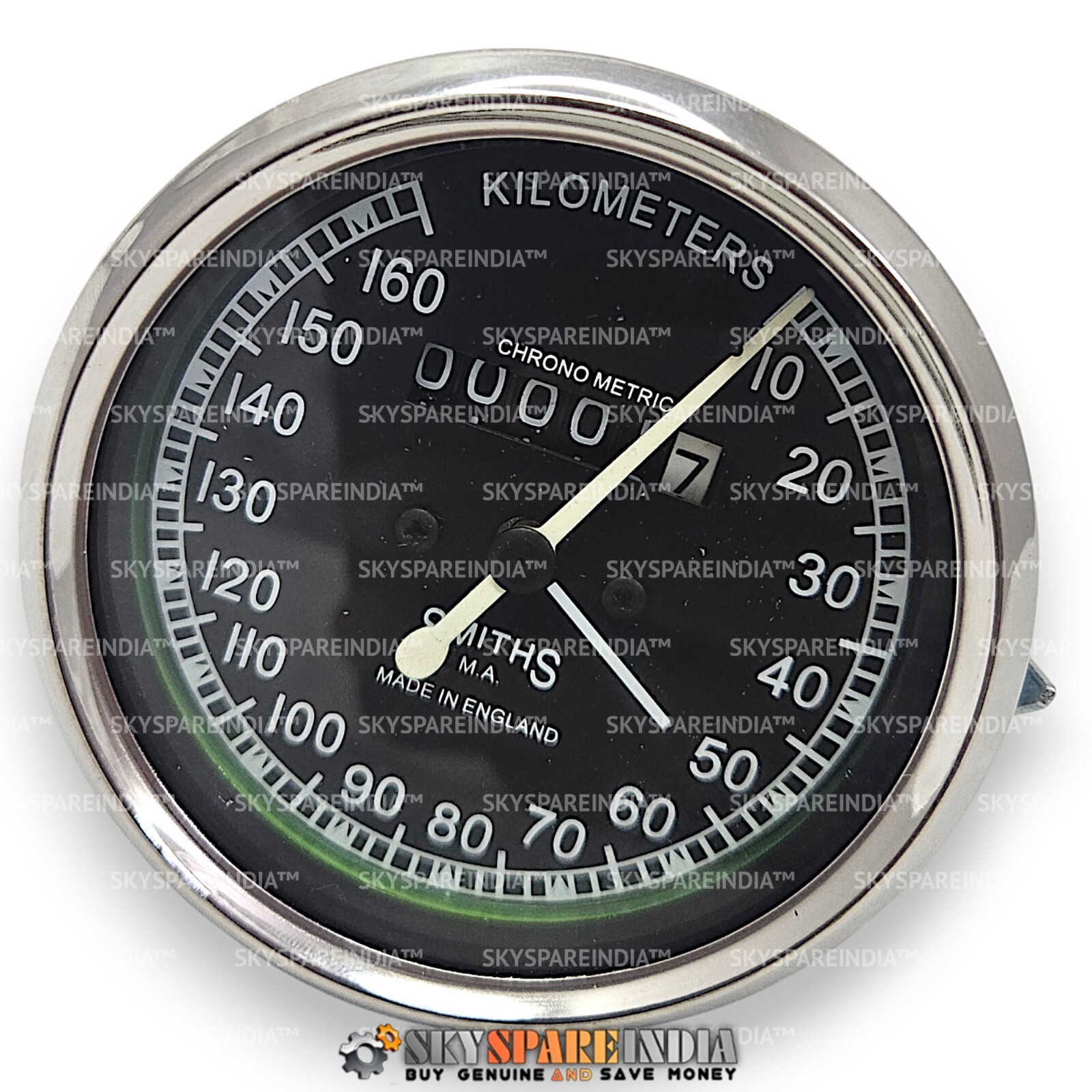 Replica Smiths Speedo 160 KPH Compatible With Royal Enfield Norton BSA Triumph