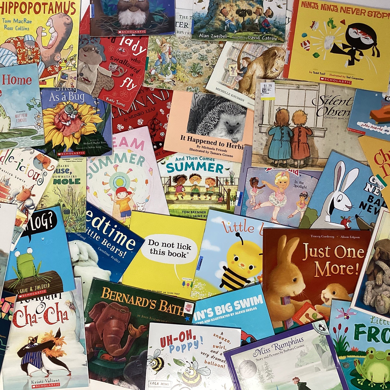 Children's Random Bedtime Stories Animal Preschool Daycare Classroom 20 Book Lot