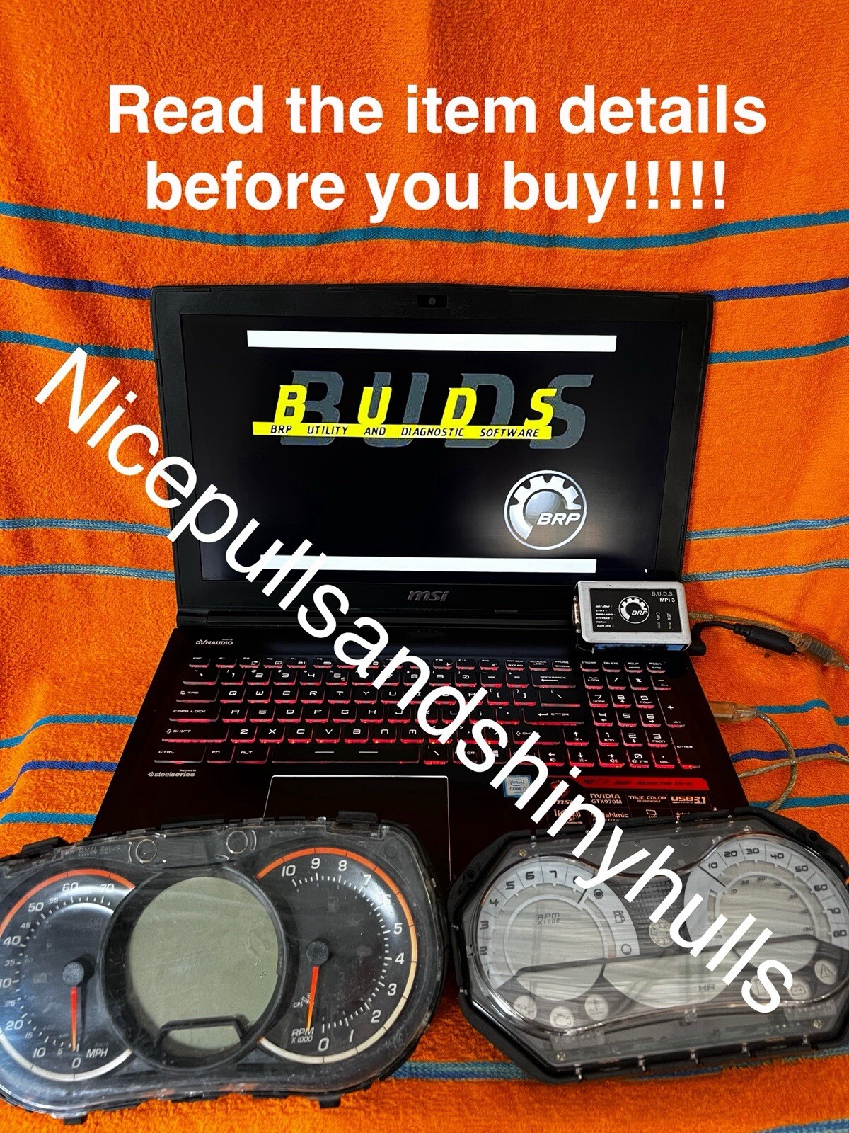 Sea-Doo ECU GAUGE DISPLAY CLUSTER programming SERVICE for all 4 strokes