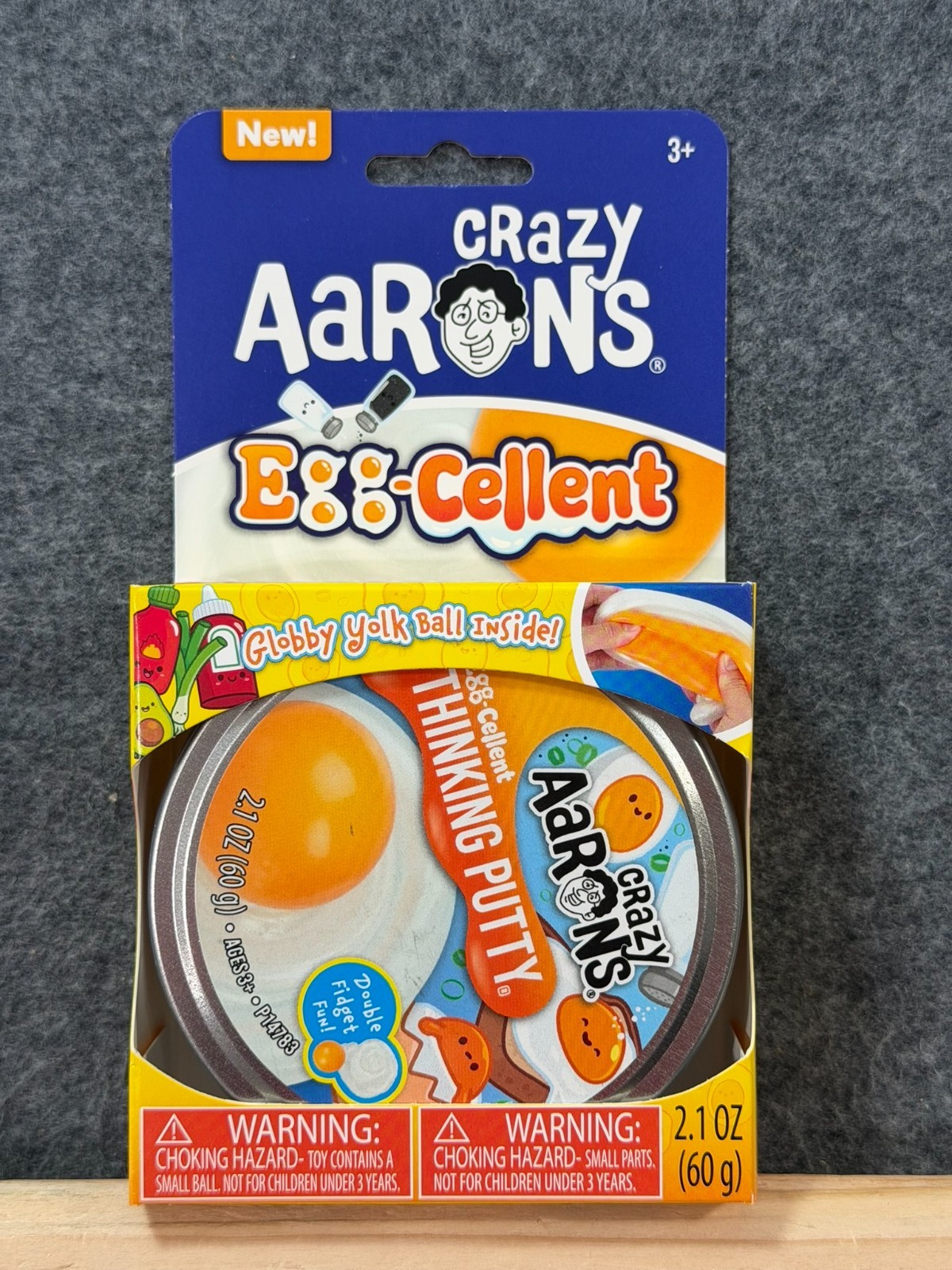 Aaron\'s Crazy  Egg-Cellent Thinking Putty 2.1oz Fidget Putty NEW Sealed VIRAL
