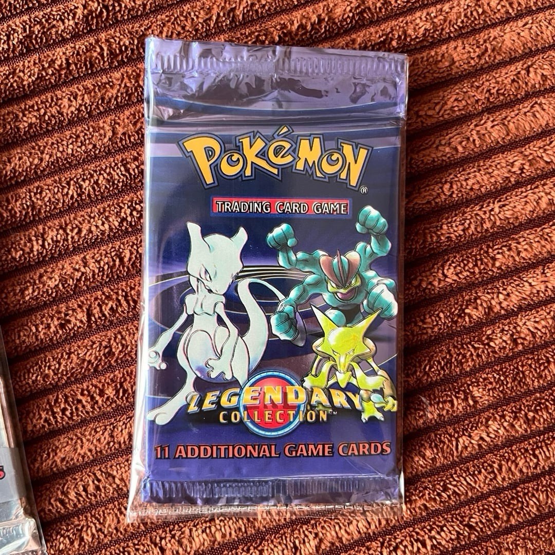 Legendary Collection Booster Pack Grail Mystery Lot x5-Pokémon tcg-Authentic