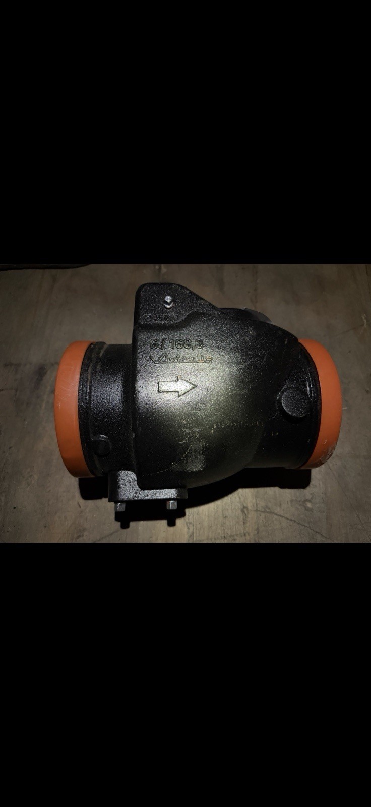 VICTAULIC 6/168,3  Series 717,  V060717PE2 Ceck Valve E Black