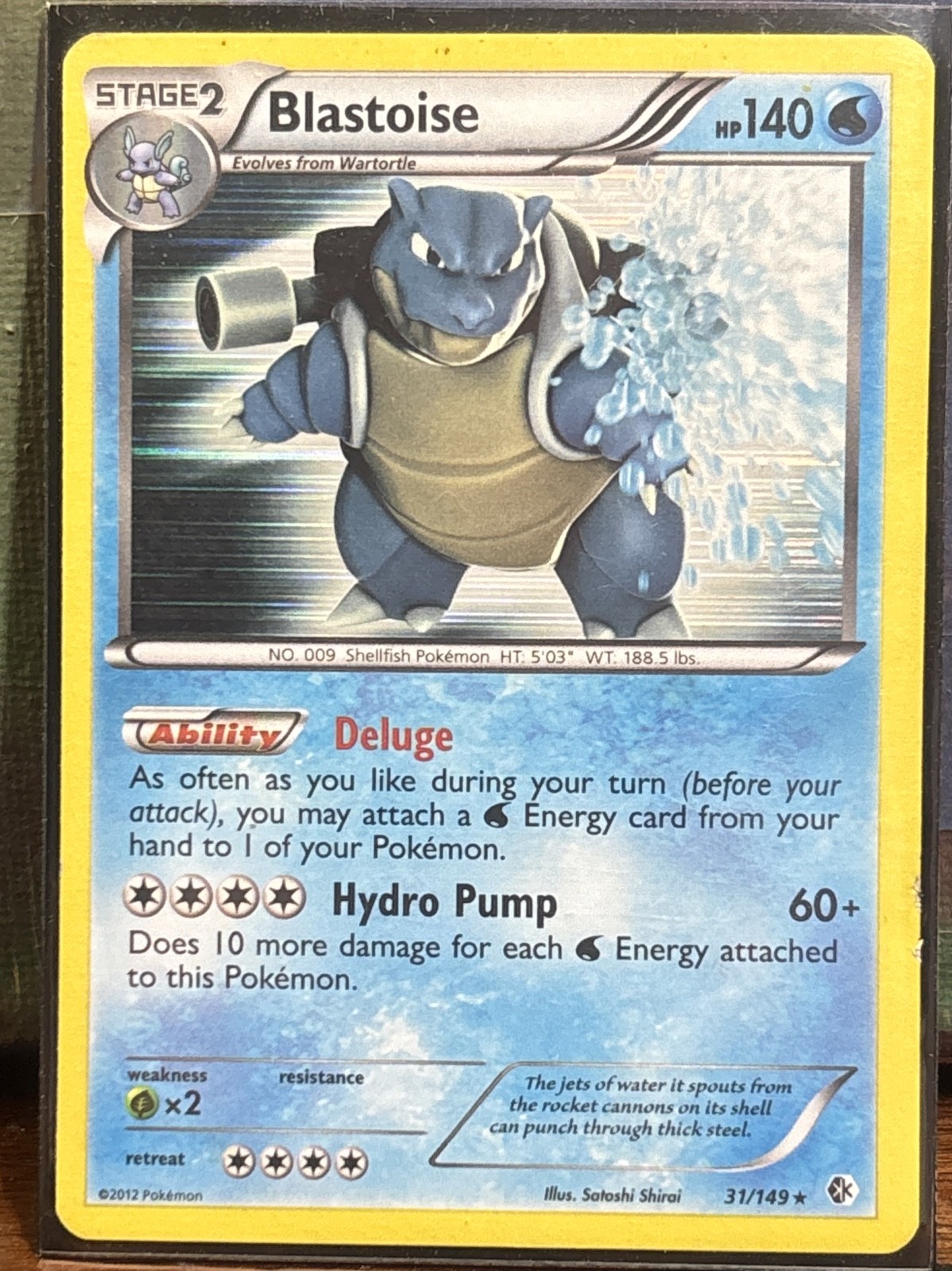 Blastoise 31/149 Boundaries Crossed Holo Blastoise 31/149 Boundaries Crossed Holo