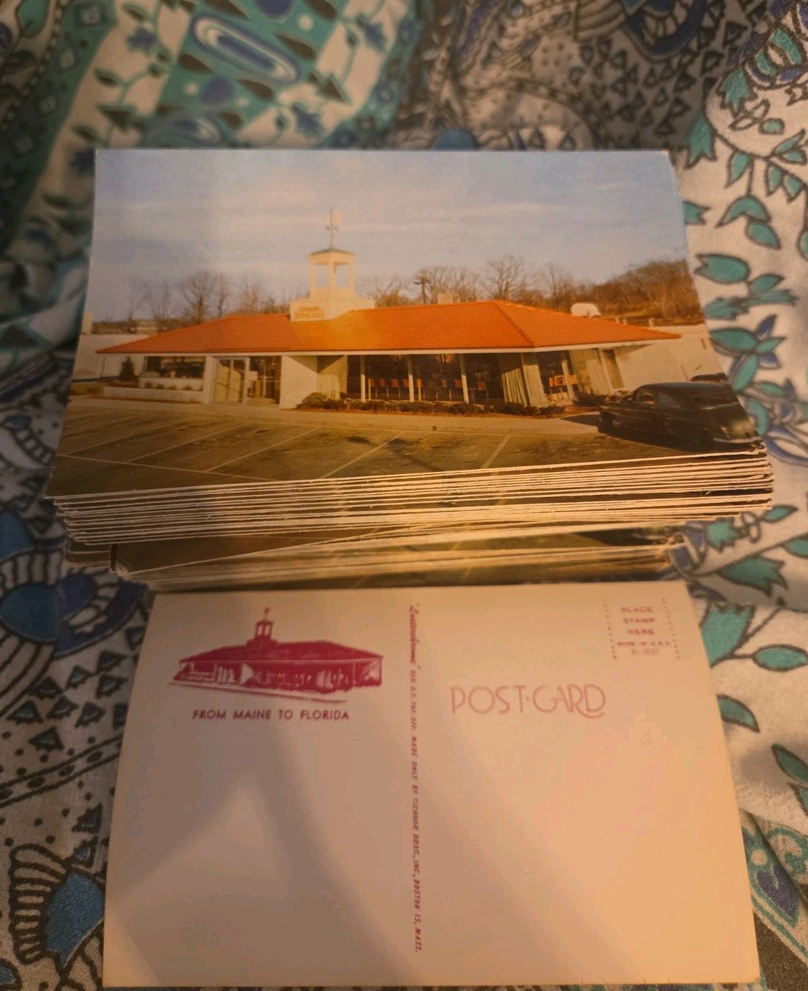 Vtg Johnson's Motor Lodge Lake George NY ADK Postcard 100+ All Same Card 1950's Vtg Johnson's Motor Lodge Lake George NY ADK Postcard 100+ All Same Card 1950's