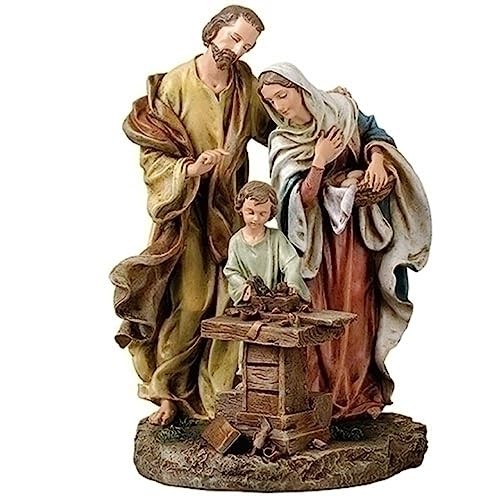 Roman Joseph\'s Studio Holy Family in Carpenter Shop Figurine 8.5 Inch Roman Joseph\'s Studio Holy Family in Carpenter Shop Figurine 8.5 Inch